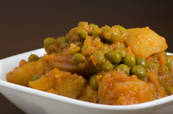Aloo Matar Image Credit: Mujahid Khaleel