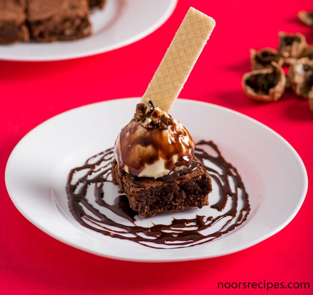 walnut brownie - noorsrecipes