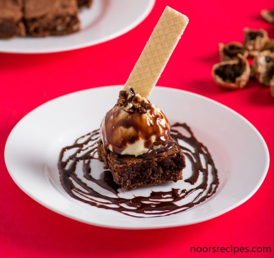 walnut brownie - noorsrecipes