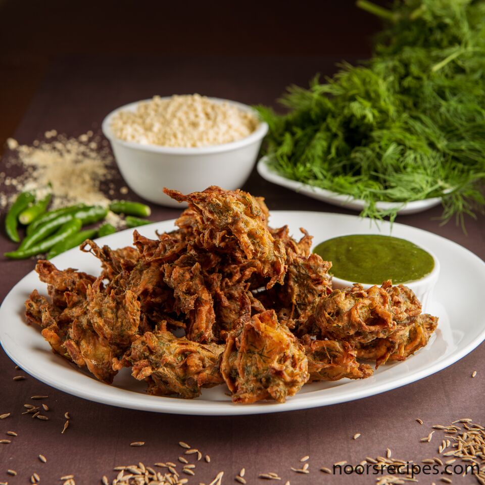 dill pakoda - noorsrecipes