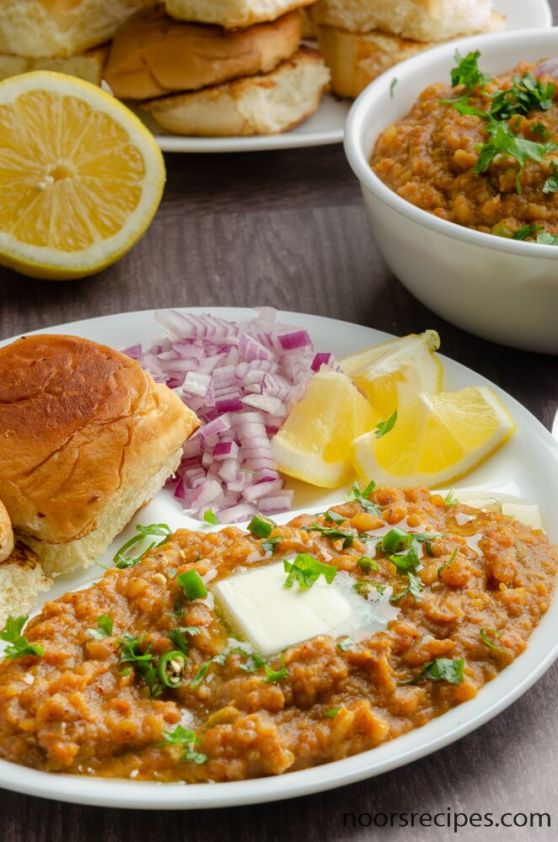 pav bhaji - noorsrecipes