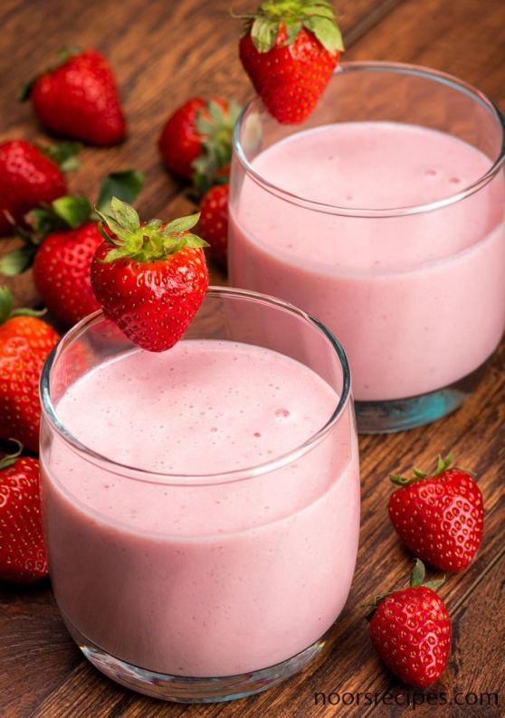 strawberry shake - noorsrecipes